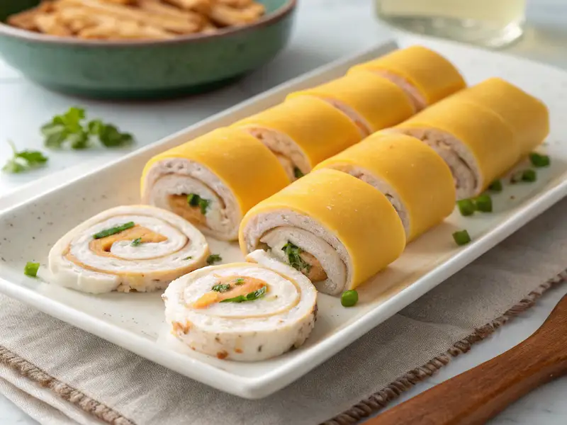 "Healthy toddler lunches featuring turkey and cheese roll-ups with whole wheat tortilla, cheddar cheese, and turkey slices."