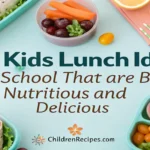 "15 kids lunch ideas for school including wraps, fruit skewers, pasta salad, bento boxes, and more, designed to be both nutritious and delicious."