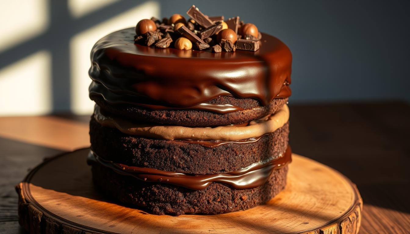 triple chocolate cake